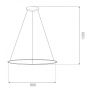 Altavola Design Led Shape LA073P80in4ksilverDali lampa wisząca 1x23 W srebrna zdj.2