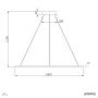 Altavola Design Ledowe Okręgi LA073P100in3kwhite lampa wisząca 1x55 W biała zdj.2