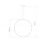 Altavola Design Led Shape LA073X100in4ksilverDali lampa wisząca 1x15 W srebrna zdj.2