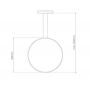 Altavola Design Led Shape LA073X40in4ksilverDali lampa wisząca 1x15 W srebrna zdj.2