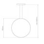 Altavola Design Led Shape LA073X40in4ksilverdimm lampa wisząca 1x15 W srebrna zdj.2