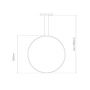 Altavola Design Led Shape LA073X60in4ksilverDali lampa wisząca 1x23 W srebrna zdj.2