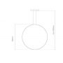 Altavola Design Led Shape LA073X60in4ksilverdimm lampa wisząca 1x23 W srebrna zdj.2