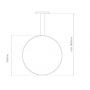 Altavola Design Led Shape LA073X60in4ksilver lampa wisząca 1x23 W srebrna zdj.2