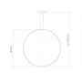 Altavola Design Led Shape LA073X80in3ksilver lampa wisząca 1x30 W srebrna zdj.2