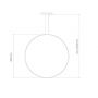 Altavola Design Led Shape LA073X80in4ksilver lampa wisząca 1x30 W srebrna zdj.2