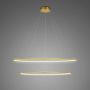 Altavola Design Ledowe Okręgi LA074P100in3kgoldDali lampa wisząca 2x W złota zdj.1
