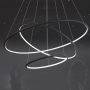 Altavola Design Ledowe Okręgi LA075P80in3kblack lampa wisząca 3x99 W czarny zdj.9