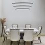 Altavola Design Ledowe Okręgi LA075P80in4kblack lampa wisząca 3x99 W czarny zdj.10