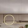 Altavola Design Linea LA087PX100403kgold lampa wisząca 2x W złota zdj.4