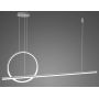 Altavola Design Led Shape LA087PX143403ksilver lampa wisząca 1x23 W srebrna zdj.1