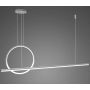 Altavola Design Led Shape LA087PX143403ksilverdimm lampa wisząca 1x23 W srebrna zdj.1