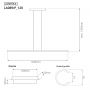 Altavola Design Linea LA089P1203kcopper lampa wisząca 1x15 W miedź zdj.2