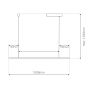 Altavola Design Led Shape LA089P21004ksilver lampa wisząca 1x12 W srebrna zdj.2