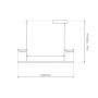 Altavola Design Led Shape LA089P21203ksilverdimm lampa wisząca 1x15 W srebrna zdj.2