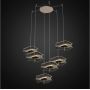 Altavola Design Mariposa LA102CO6 lampa wisząca 6x36 W przezroczysta-różowe złoto zdj.1