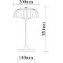 Altavola Design Vitrum LA104T lampa stołowa zdj.3