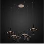 Altavola Design Spinoza LA120CO6 lampa wisząca 6x54 W przezroczysta-złota zdj.1