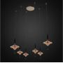 Altavola Design Spinoza LA120CO6 lampa wisząca 6x54 W przezroczysta-złota zdj.2