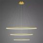 Altavola Design Ledowe Okręgi LA075P80in3kgoldDali lampa wisząca 3x99 W złota zdj.1