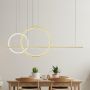 Altavola Design Linea LA087P2X60401503kgoldwhite lampa wisząca 3x57 W biała-złota zdj.4