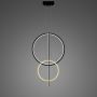 Altavola Design Linea LA0872P60401003kblackgold2 lampa wisząca 3x51 W czarna-złota zdj.1