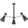 Argon Lukka 1380 lampa podsufitowa 3x15 W czarna zdj.1