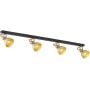 Argon Lenora 1801 lampa podsufitowa 4x7 W czarna zdj.1