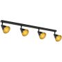 Argon Lucinda 1817 lampa podsufitowa 4x7 W czarna zdj.1