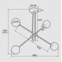 Argon Absos 1841 lampa podsufitowa 4x7 W biała zdj.2