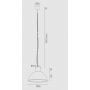 Argon Eufrat 3192 lampa wisząca 1x15 W antracyt zdj.2