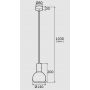 Argon Sines 4216 lampa wisząca mosiądz zdj.2