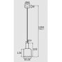 Argon Sines 4217 lampa wisząca 1x15 W zielona zdj.2