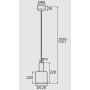 Argon Sines 4219 lampa wisząca 1x15 W czarna zdj.2