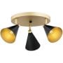 Argon Lucinda 6262 lampa podsufitowa 3x7 W czarna zdj.1