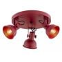 Argon Lenora 6264 lampa podsufitowa 3x7 W czerwona zdj.1