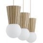 Argon Volante 6357 lampa wisząca 3x6 W drewno-opal zdj.5