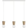Argon Volante 6357 lampa wisząca 3x6 W drewno-opal zdj.6