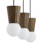 Argon Volante 6358 lampa wisząca 3x6 W drewno-opal zdj.5