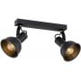 Argon Twist 7037 lampa podsufitowa 2x7 W czarna zdj.1