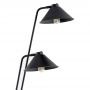 Argon Gabian 7075 lampa stojąca 2x15 W czarna zdj.4