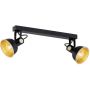 Argon Lenora 7142 lampa podsufitowa 2x7 W czarna zdj.1