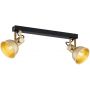 Argon Lenora 7144 lampa podsufitowa 2x7 W czarna zdj.1