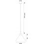 Argon Ventura 8776 lampa wisząca 1x15 W czerwona-tytan zdj.2