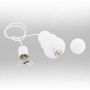 Argon Orlando Plus 8785 lampa wisząca 1x6 W biała-opal zdj.12