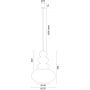 Argon Diego 8822 lampa wisząca 1x5 W opal-pomarańczowa zdj.2