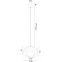 Argon Tevo 8815 lampa wisząca 1x4.5 W zielona zdj.2