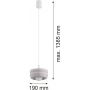 Argon Tevo 8814 lampa wisząca 1x4.5 W beżowa zdj.3