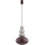 Argon Diego 8820 lampa wisząca 1x5 W brązowa-beżowa zdj.4