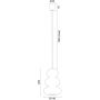 Argon Orlando 8824 lampa wisząca 1x5 W biała-opal zdj.2